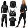 5w1 Gym Compression Noir Fit