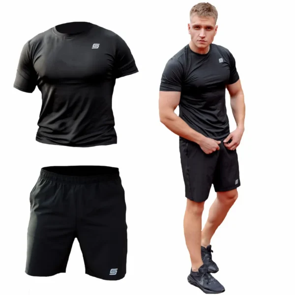 2w1 Gym Compression Prime Black