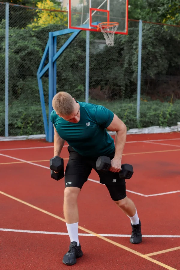 2w1 Gym Compression Prime Green Plus Spodenki