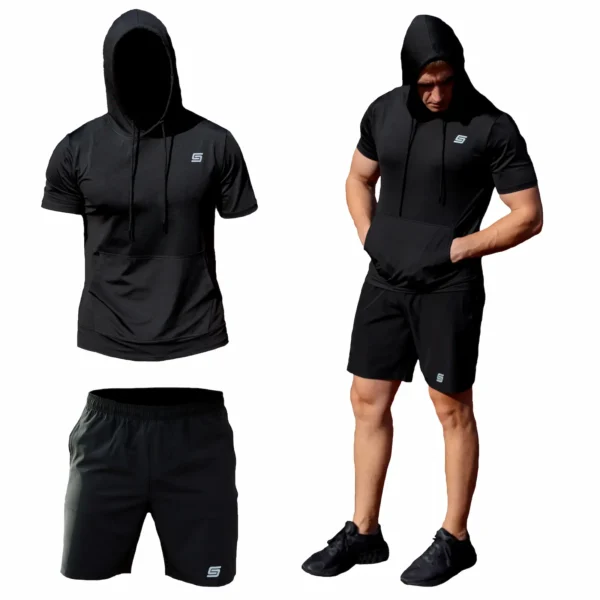 2w1 Gym Compression Street Hood