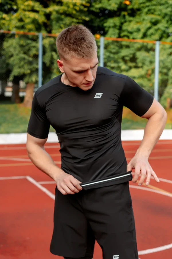 3w1 Gym Compression Prime Black Koszulka