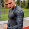 4w1 Gym Compression Eclipse Grey Rashguard