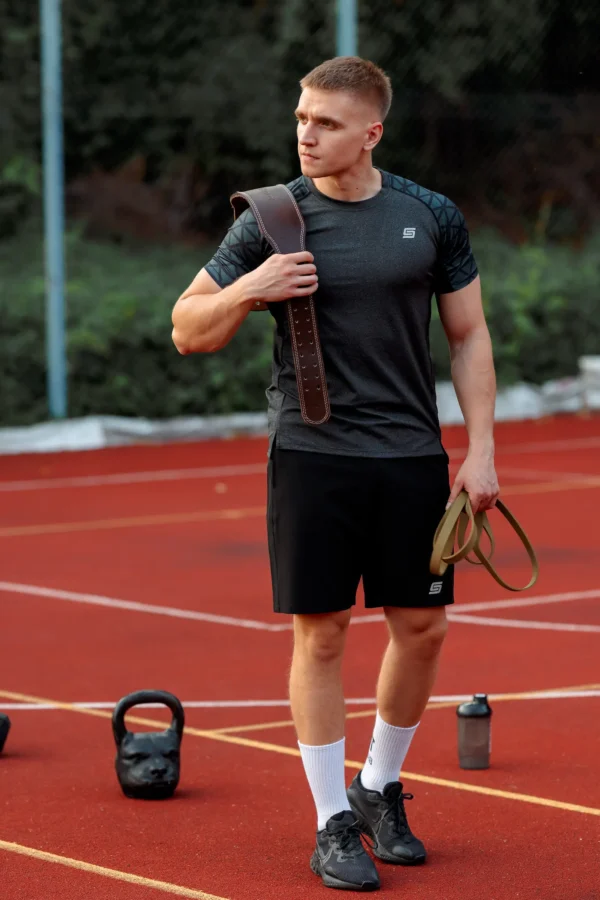 4w1 Gym Compression Eclipse Grey Spodenki