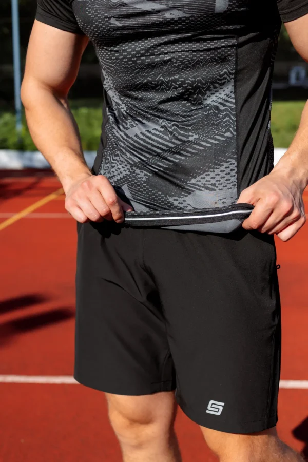 5w1 Gym Compression Black Pixel Koszulka