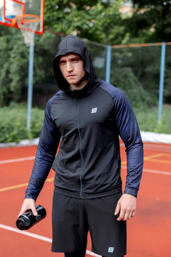 5w1 Gym Compression Blue Shadow Bluza