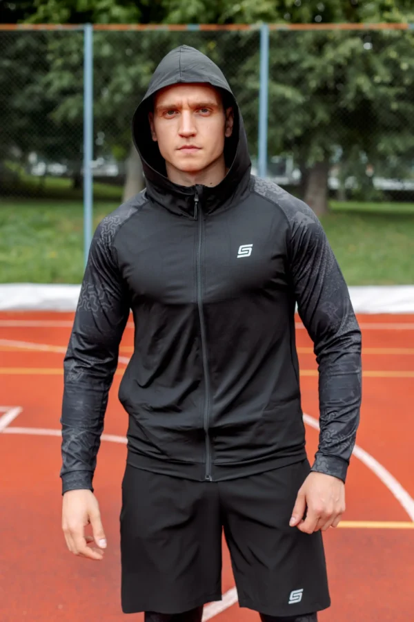 5w1 Gym Compression Dark Graphite Bluza