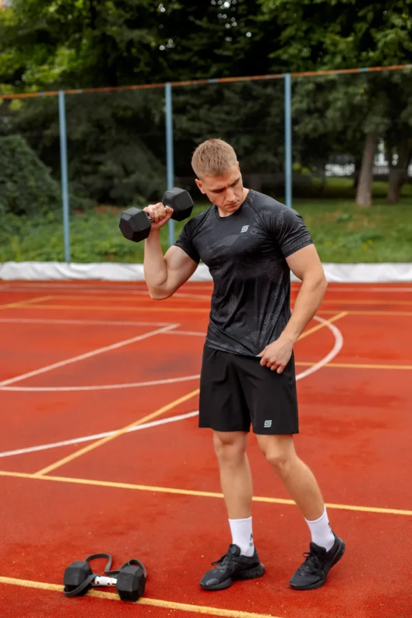 5w1 Gym Compression Dark Graphite Spodenki