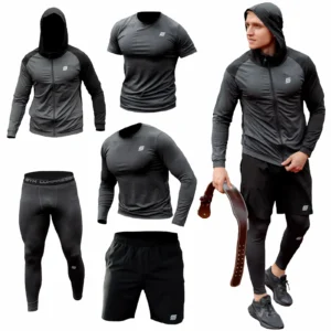 5w1 Gym Compression Graphite Storm
