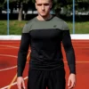 5w1 Gym Compression Olive Black Rashguard