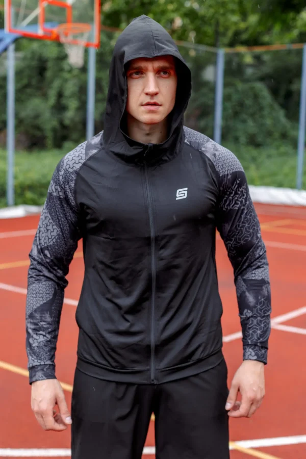 5w1 Gym Compression Shadow Matrix Bluza