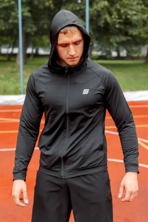 7w1 Gym Compression Obsidian Black Bluza