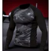 Gym Compression Black Pixel Rashguard z długim rękawem