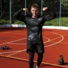 Gym Compression Black Pixel Rashguard z długim rękawem