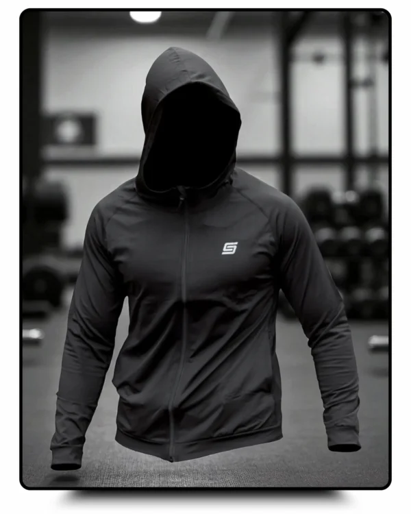 Gym Compression Obsidian Black Bluza