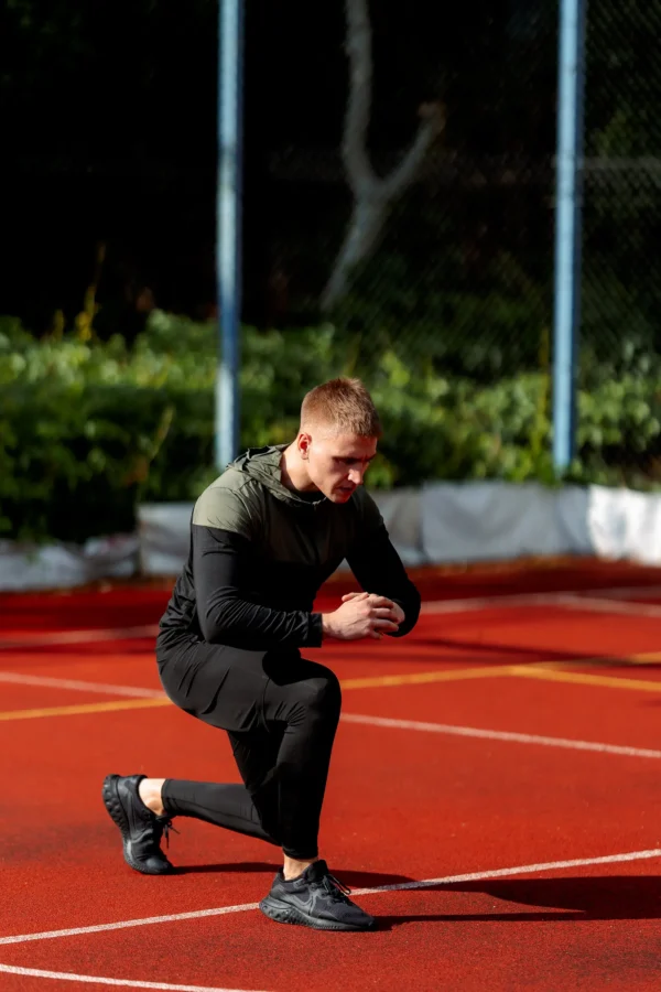 Gym Compression Olive Black Bluza