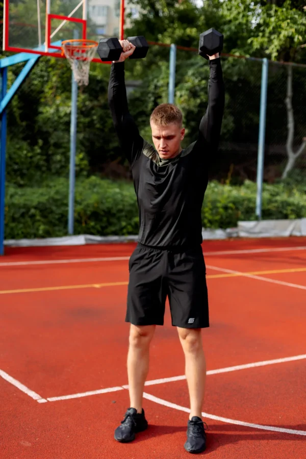 Gym Compression Olive Black Rashguard