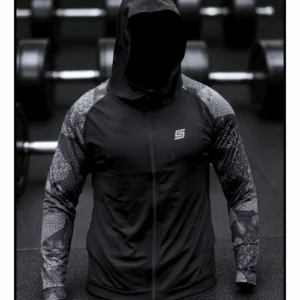 Gym Compression Shadow Matrix Bluza