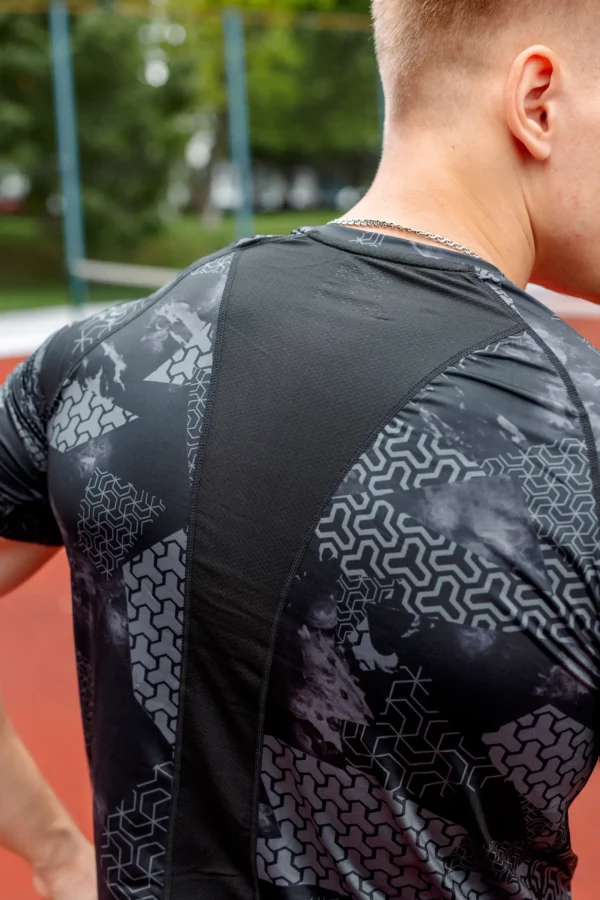 Gym Compression Shadow Matrix Rashguard krótki rękaw