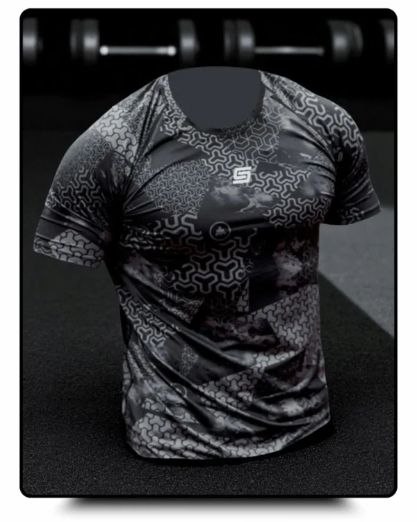 Gym Compression Shadow Matrix Koszulka