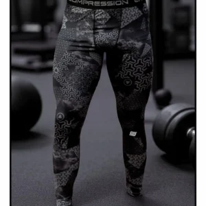 Gym Compression Shadow Matrix Legginsy