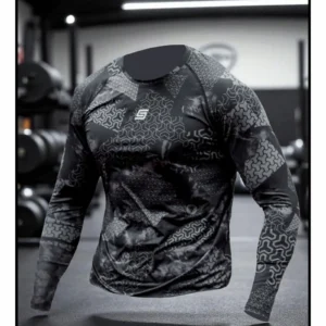 Gym Compression Shadow Matrix Rashguard długi rękaw