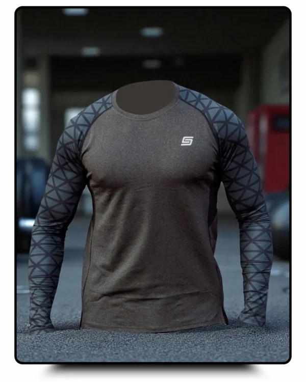 Gym Compression Eclipse Grey Rashguard z długim rękawem