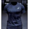 Gym Compression Blue Shadow Rashguard z krótkim rękawem