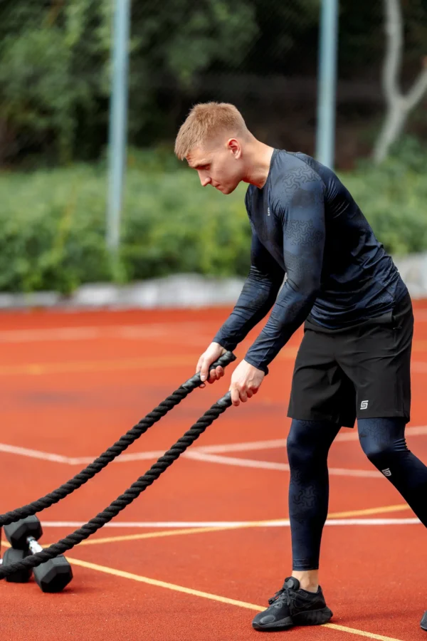 Gym Compression Blue Shadow Rashguard z długim rękawem