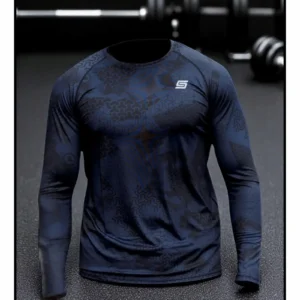 Gym Compression Blue Shadow Rashguard z długim rękawem