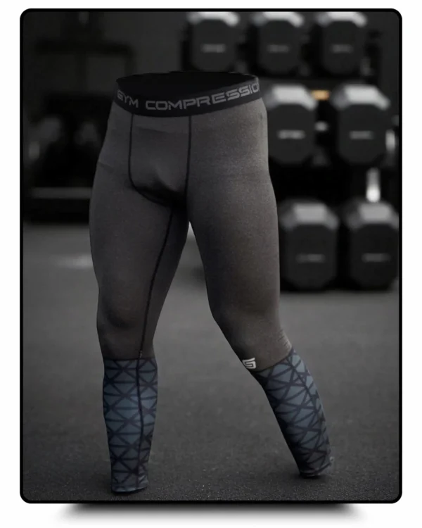 Gym Compression Eclipse Grey Legginsy