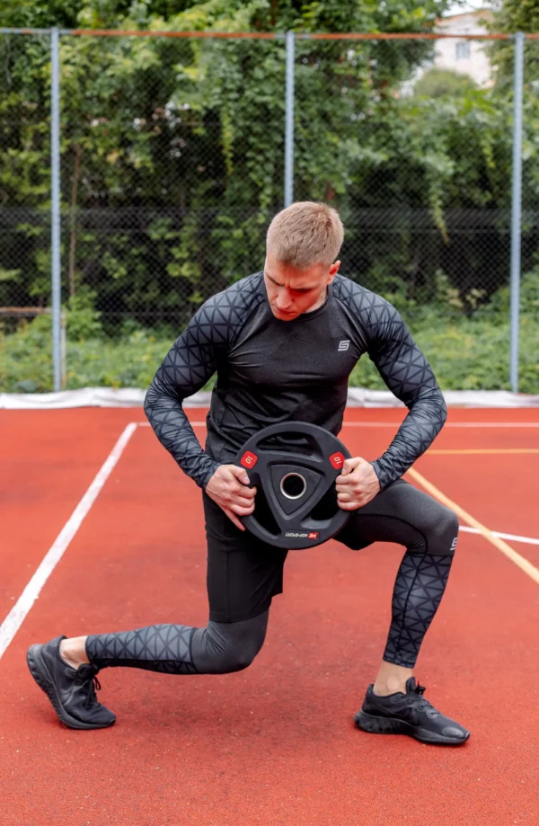 Gym Compression Eclipse Grey Legginsy