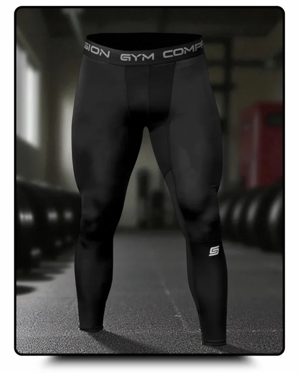 Gym Compression Prime Black legginsy