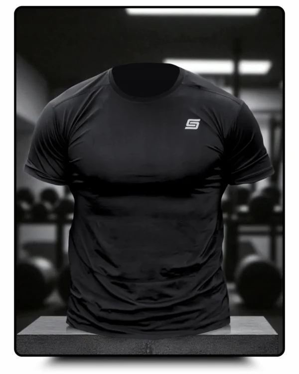Gym Compression Prime Black Rashguard z krótkim rękawem