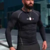 Spartan Blitz Black & WhiteRashguard z długim rękawem