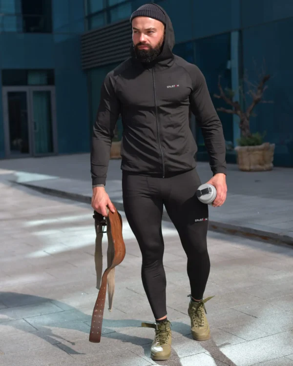 Spartan Black Legginsy