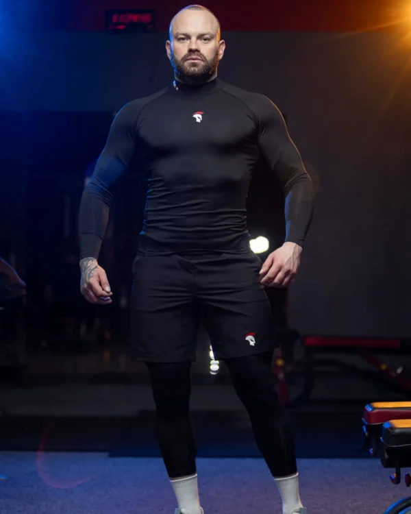 Spartan Titanic Black Legginsy
