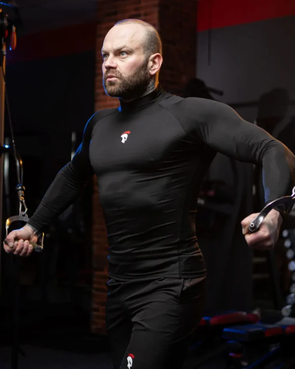 Spartan Titanic Black Rashguard z długim rękawem
