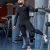 Spartan Black & Blue Rashguard z długim rękawem
