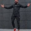 Spartan Black & Grey Rashguard z długim rękawem