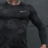 Spartan Black & Grey Rashguard z długim rękawem