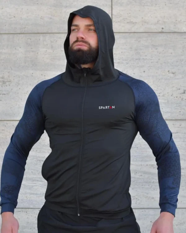 Spartan Blue & Black Bluza