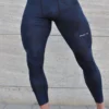 Spartan Blue & Black Legginsy