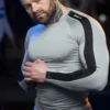 Spartan Grey & Black Rashguard