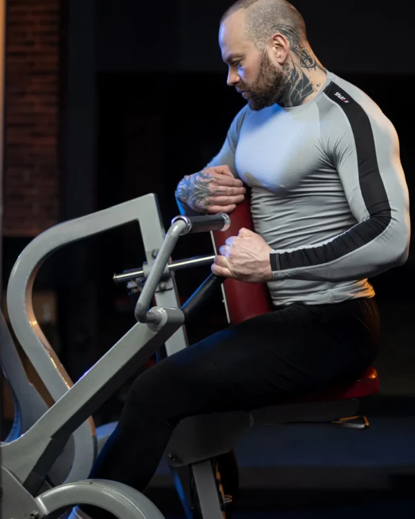 Spartan Grey & Black Rashguard