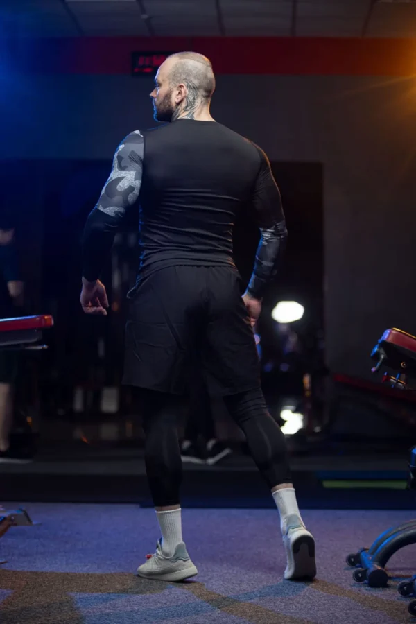 Spartan Grey & Camo Rashguard z długim rękawem