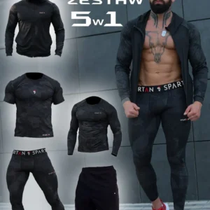 Spartan Black & Grey Zestaw 5w1