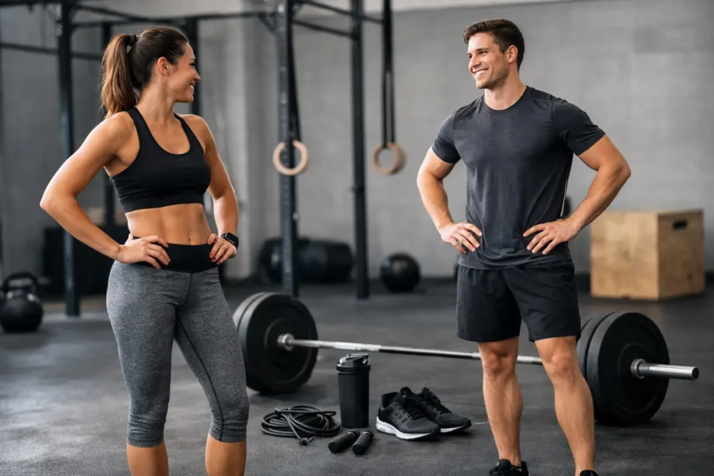Przykład stroju na pierwszy crossfit bez błędów