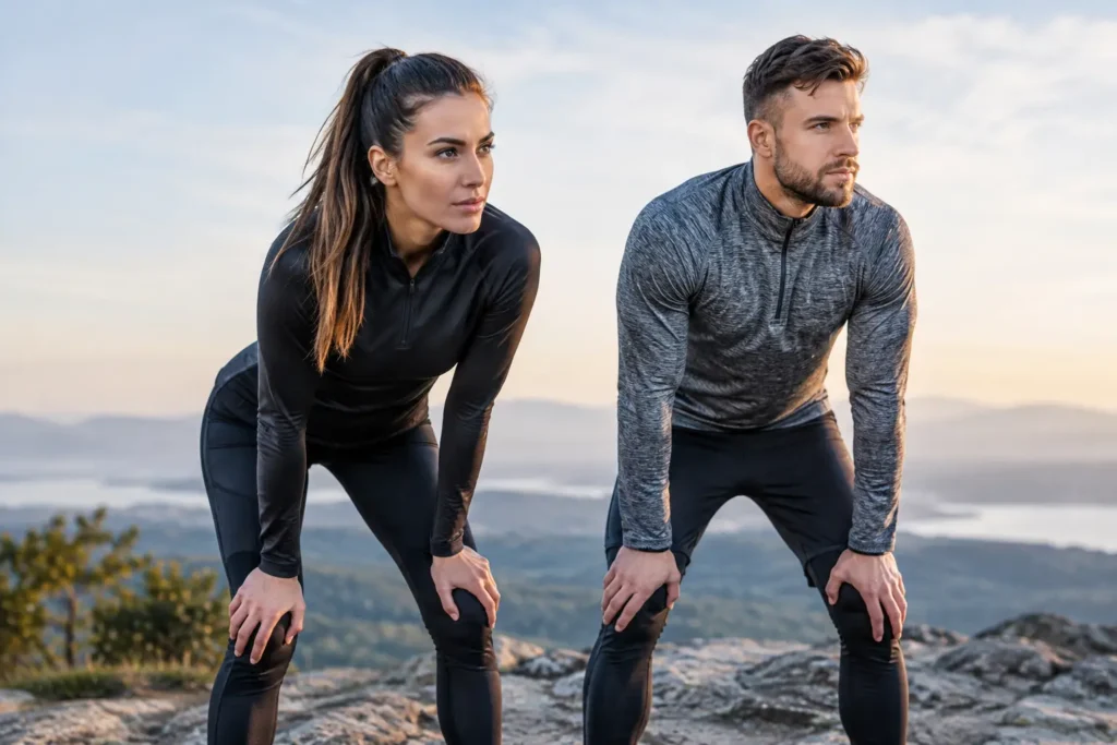 Odzież techniczna sportowa do mocnego treningu